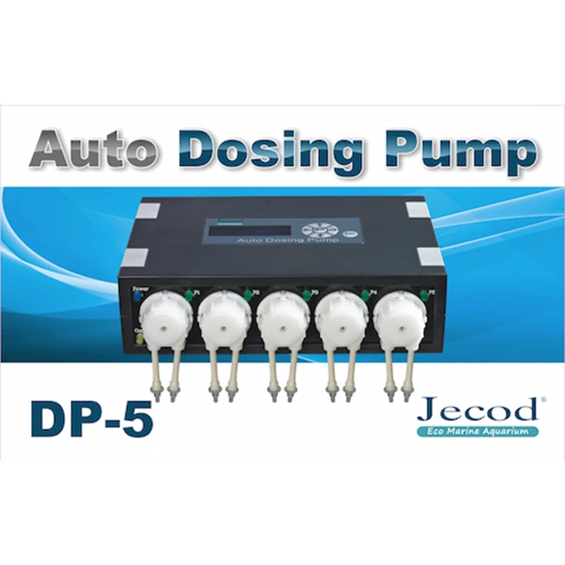 

110-240V JEBAO/JECOD DP-5 Programmable Auto Dosing Pump For Aquarium Reef Automatic Doser Fish Tank 5 Channel Peristaltic Pump