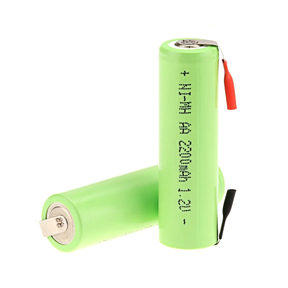 2 шт Anmas power AA 1,2 V 2200mAh Ni-MH NiMH аккумуляторная батарея для электробритва