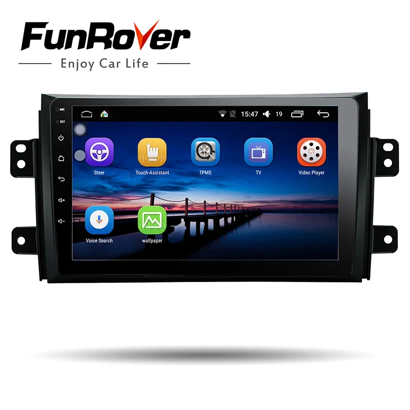 Funrover 9 2 din Android 8 0 font b Car b font font b Radio b