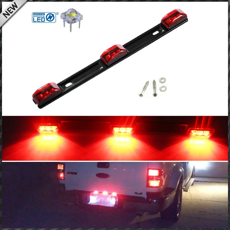 1 Rot 3 Lampe Lkw Anhanger Id Led Licht Bar Fur Ford F150 F250 F350 Dodge Ram 1500 2500 3500 Chevy Silverado Gmc Sierra Etc Silverado 3500 Lights For Dodge Ramdodge Ram 1500 Light Aliexpress