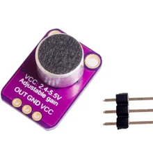 MAX9814 микрофонный усилитель с АРУ плата модуль автоматического управления усилением Атака Для Arduino MAX4466 печатная плата Diy Kit