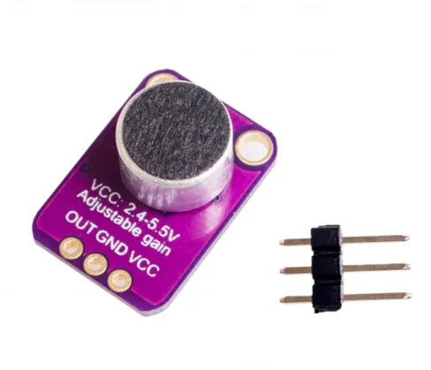 

MAX9814 Microphone AGC Amplifier Board Module Auto Gain Control Attack for Arduino MAX4466 PCB Board Diy Kit
