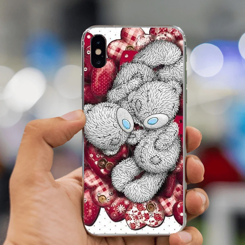 Силиконовый чехол для телефона для iphone XS Max чехол Tatty Teddy Me To You Bear чехол для телефона чехлы для iphone 4 5S SE 6S 7 8plus XR чехол