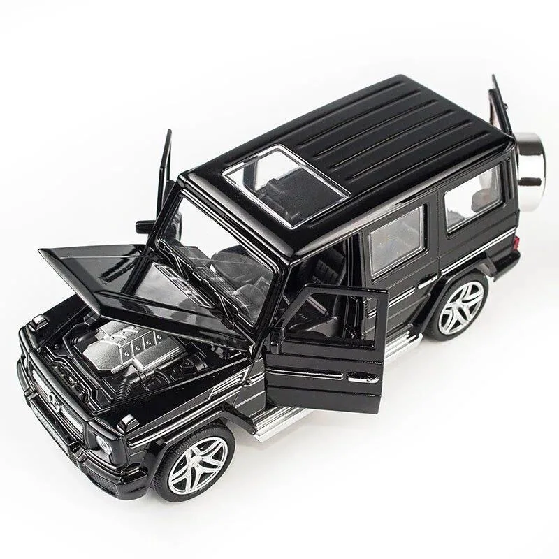 

1:32 SUV Sound Light Alloy Vehicle Pull Back Car Model Toy Car For G65 SUV AMG Toys For Boys Children Gift