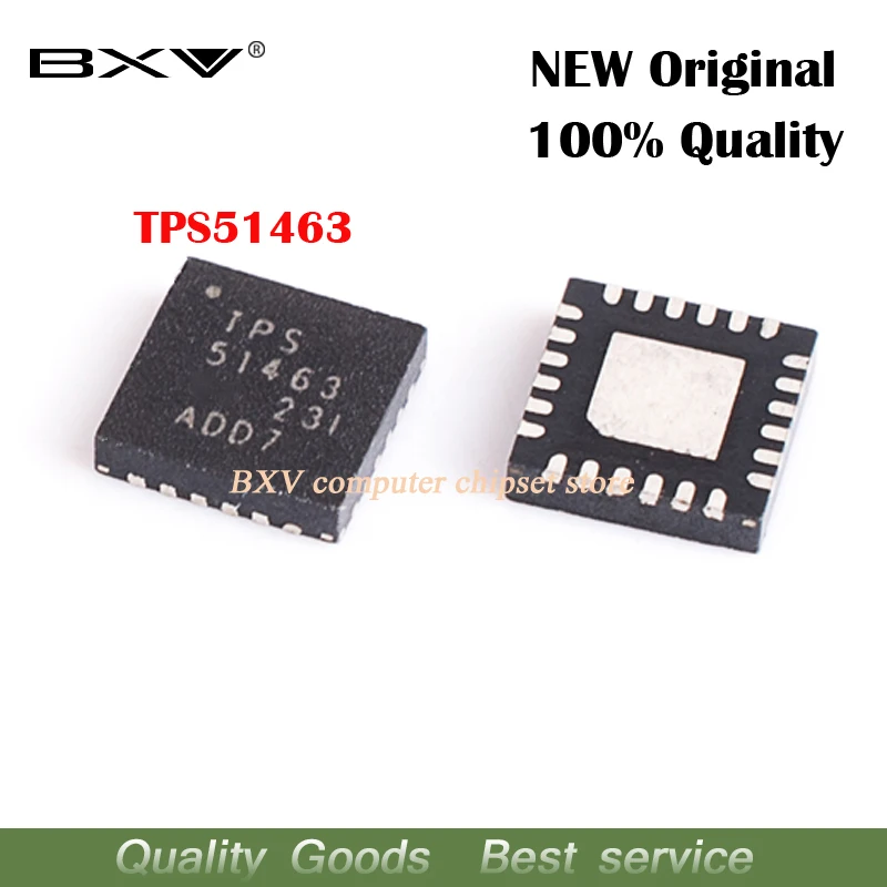 10pcs/lot TPS51463 51463 QFN 3.3-V/5-V Input D-CAP Mode Synchronous Step-Down Integrated FETs Converter with 2-Bit VID | Электронные