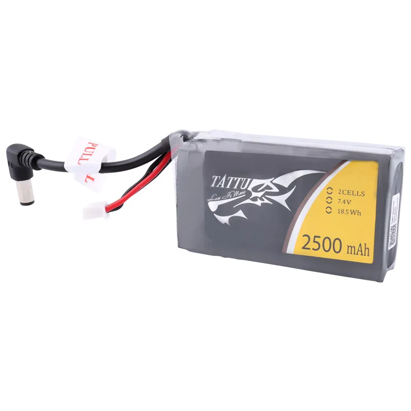 Литий-полимерный аккумулятор tattu 2s 2500mAh Lipo 7,4 V FPV Goggle Аккумулятор для очков Fatshark RC инструменты RC аксессуары FPV части