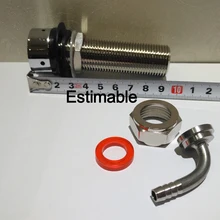 Homebrew пивной кран хвостовик полированная хромированная панель аксессуары черная ручка домашнее пиво Вино Аксессуары