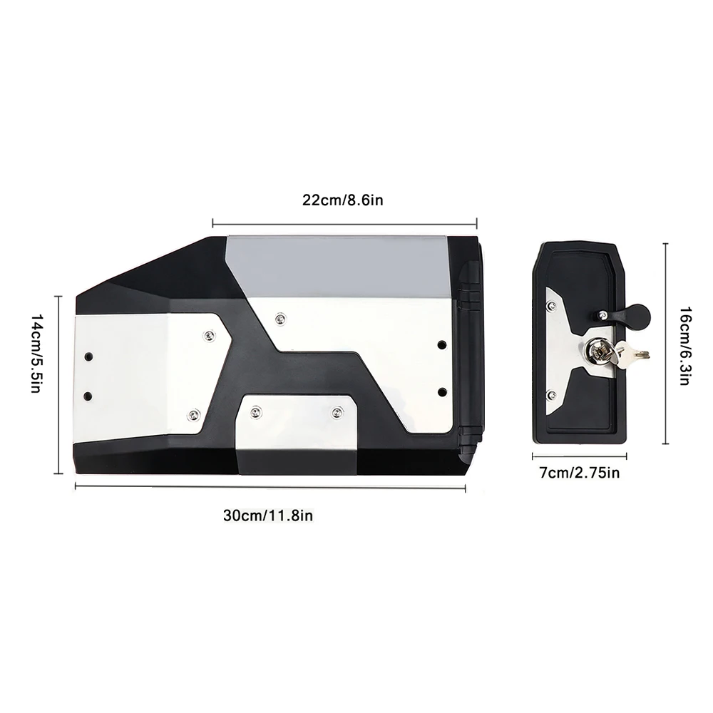 Baratos ¡Nueva llegada! Caja de Herramientas para BMW r1250gs r1200gs lc y adv Adventure 2002 2008 2018 para BMW r 1200 gs caja de aluminio con soporte lateral izquierdo
