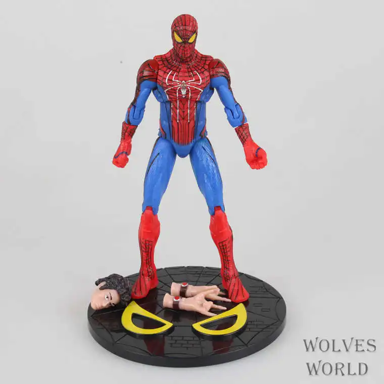 

1 Pcs Marvel Spiderman The Amazing Spider-Man PVC Action Figure 7" 17 CM Collection Model Toys Dolls Kids Child High Quality