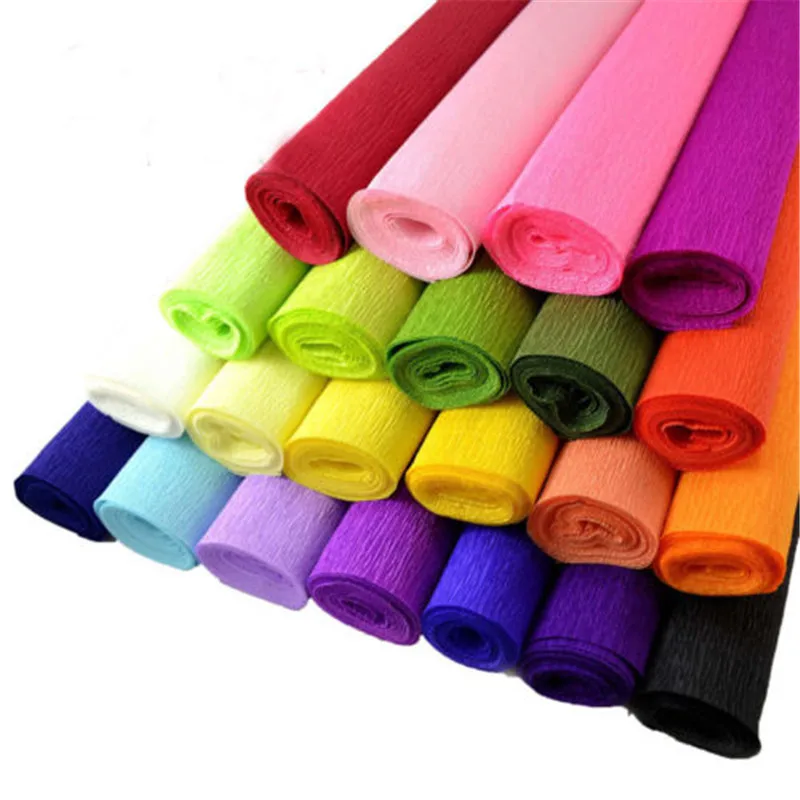 

1 x Wedding Birthday Party Crepe Paper Streamer Roll Supplies Children Handmade DIY Decorations