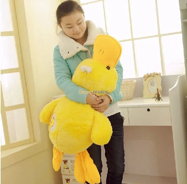 Fancytrader 39'' 100cm Lovely Stuffed Giant Plush Yellow Rubber Duck, Free Shipping FT50268 (2)