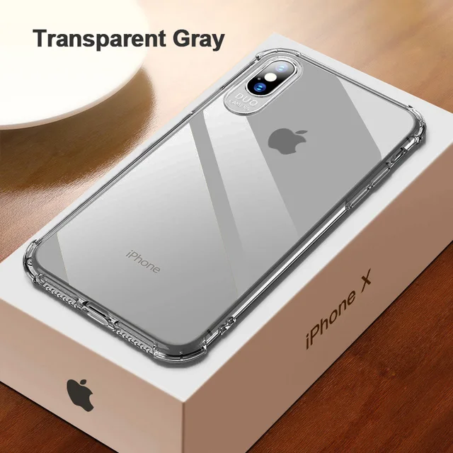 Msvii Wyczysc Telefon Etui Na Iphone A Xs Max Przezroczysty Krysztal Na Poduszke Powietrzna Dla Iphone X Xr Przypadku Tpu 6 S 7 8 Plus Pelna Ochrona Phone Case Covers Aliexpress