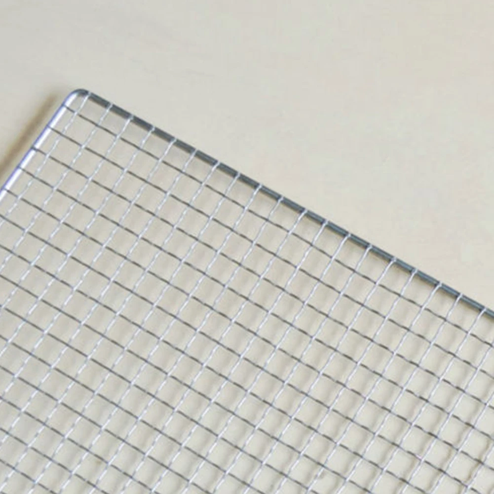 

BBQ Grill Stainless Steel Net Wire Mesh Camping Barbecue Outdoor Picnic