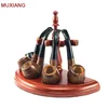 MUXIANG Smoking Pipe Accessories 5 Pipe Rack Half-round Romanesque Style Safer and More Practical Tobacco Pipe Stand fa0007-69 ► Photo 2/6