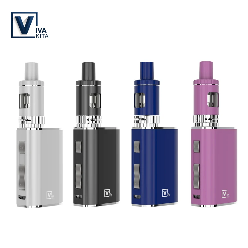 

1 E- Cigarette Vivakita Move Basic 50w Kit 2.0ml vape kit 50W vw mod built in 1100mAh Battery Mod 510 e cigarette box mod
