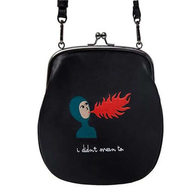 

YIZI PU leather messenger bags with metal hasp in "little tiger" series
