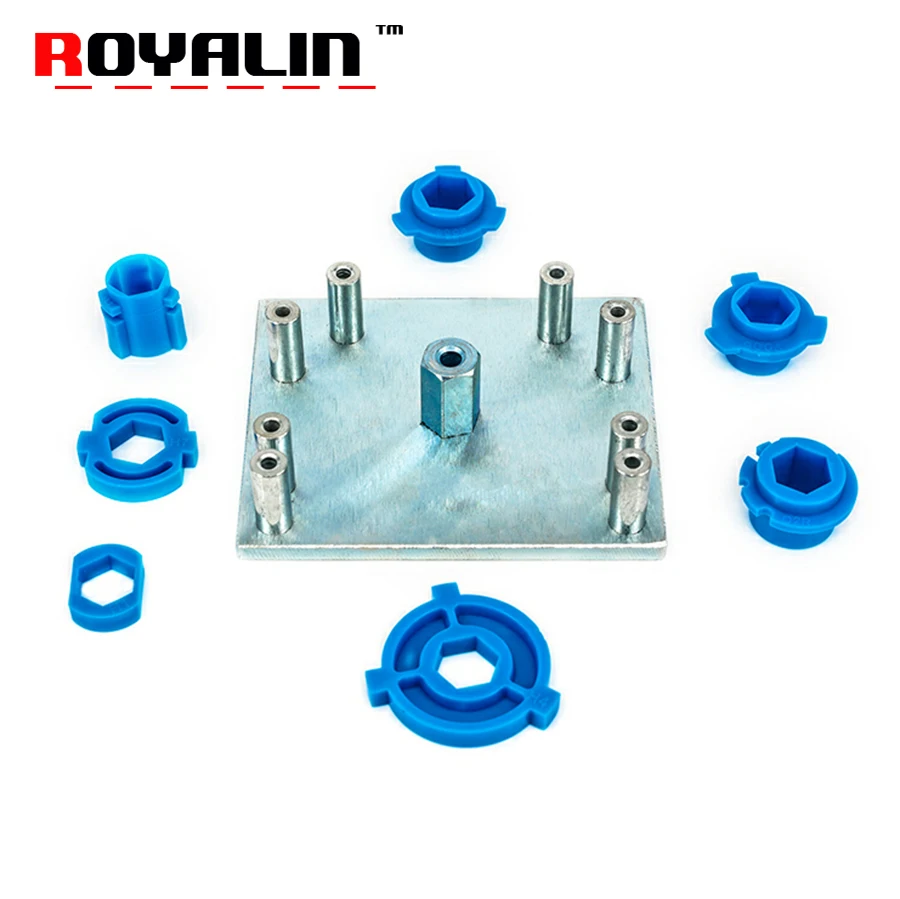 

ROYALIN Car Styling Headlight Retrofit Tools H1 H4 H7 H11 D2 HB3 HB4 9005 9006 Mounting Moulds Plate for Koito Q5 Hella 3/5 Lens