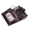 CONTACT'S Leather Wallet Luxury Male Genuine Leather Wallets Men Hasp Purse With Passcard Pocket and Card Holder High Quality 5