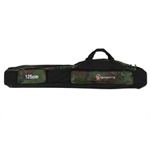 Сумки для рыбалки 2 Слои Многофункциональный рыболовная удочка приманка Холст Полюс хранения Чехол 125 см Карп рыболовные снасти