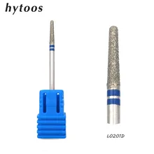 HYTOOS 3Pcs/lot Diamond Nail Drill Bit 3/32″ Rotary Diamond Burr Manicure Bits Drill Accessories Nail Mill Cutter Tool-L0201D