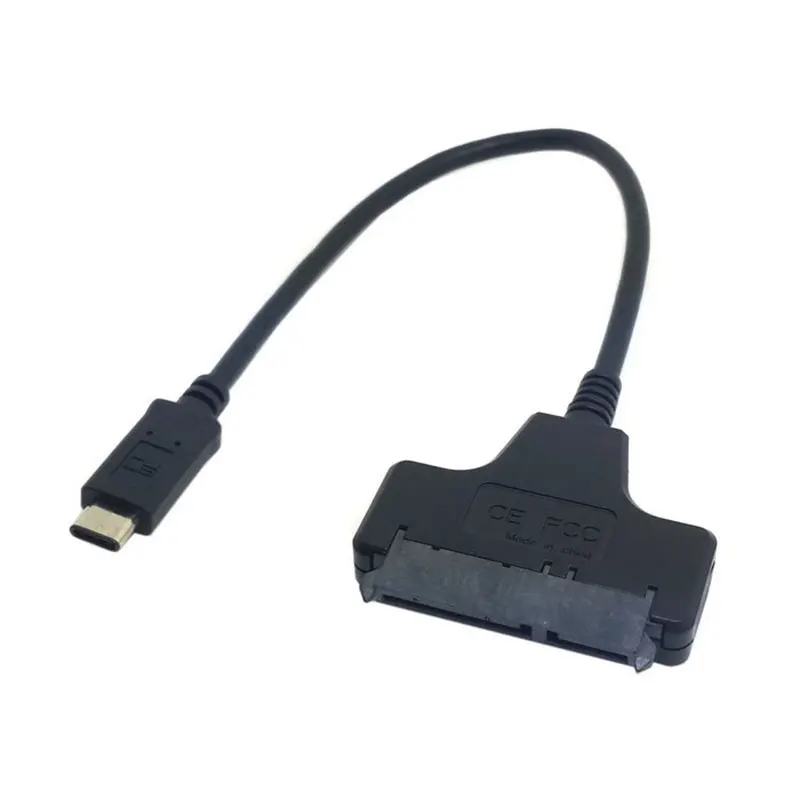 Тип C USB 3 1 мужчина к SATA 22 Pin 2 5 &quotдрайвер жесткого диска SSD адаптер кабель для Macbook и