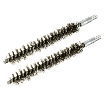 

Uxcell 2pcs Hookah Shisha Cleaning Brushes Test Tube Brush Water Pipe Cleaner M6 Steel Wire Pipe Tube Sweep Cleaning Chimney Hot