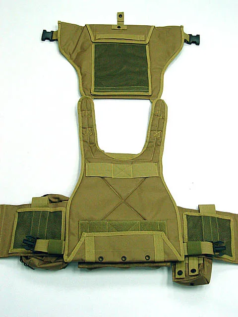 Тактический USMC MOD Molle штурмовая пластина Перевозчик боевой жилет Лесной Камуфляж