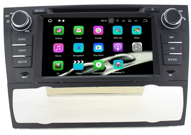 Discount HIFIF Quad Core Touch Screen Car Stereo for BMW E90 Android 7.1 DVD E91 Wifi 3G GPS Bluetooth Radio SD Canbus Free Camera+DVR 3