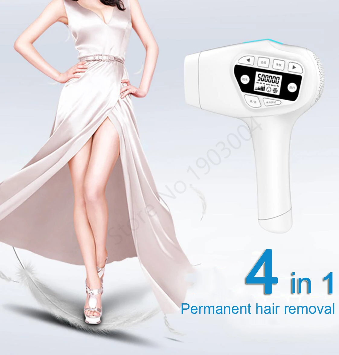 4in1 ipl depilação a laser permanente depilador