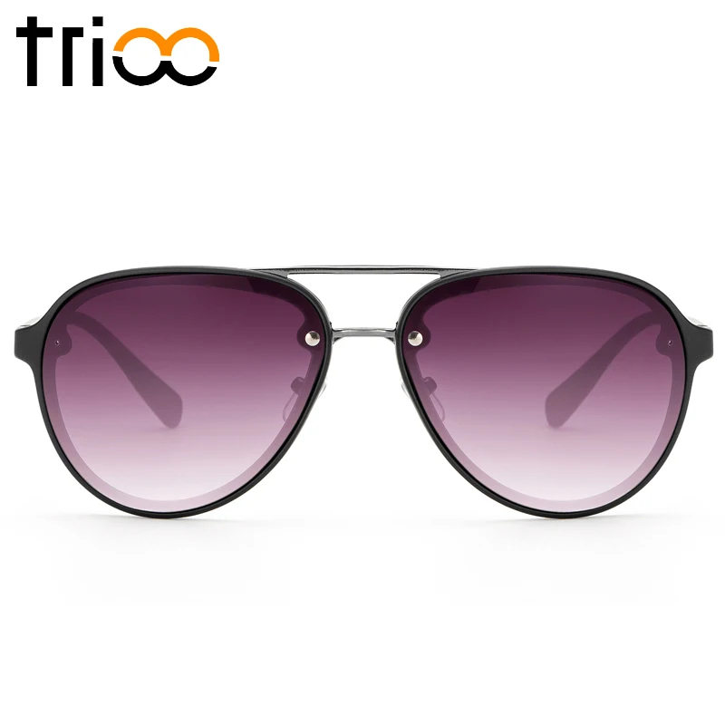TRIOO UV400 Protection Sunglasses for men Cool Brand Red Line Design Sun Glasses Male Unisex Trending lunette de soleil femme | Аксессуары
