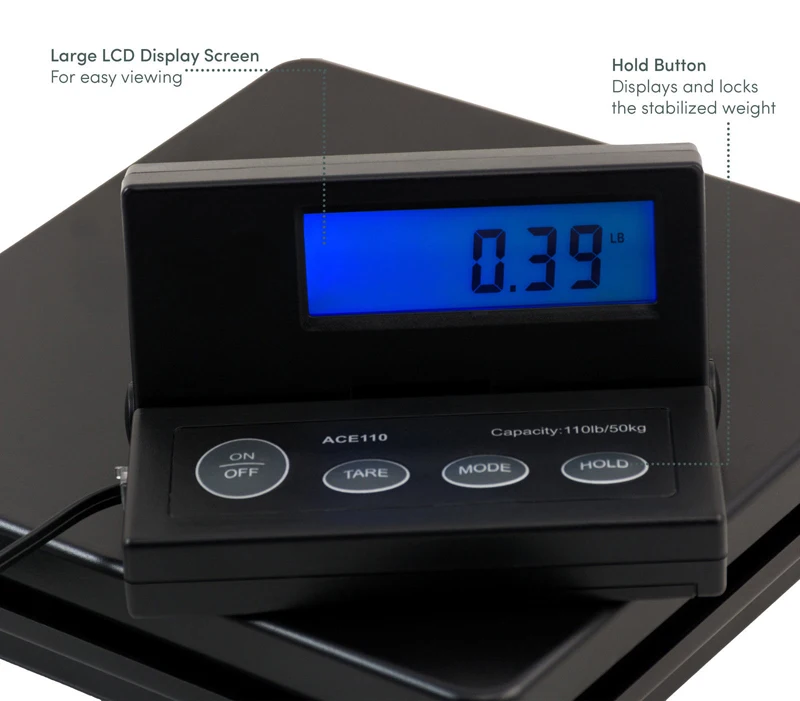 Smart Weigh ACE110 Digital Shipping Postal Scale - Black for sale online