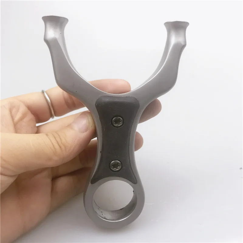 

Slingshot Catapult Hunting High Quality Stainless steel With Rubber Band Outdoor Shooting Game sling shot