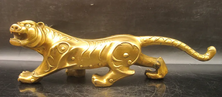 

Auspicious 39 long copper tiger decoration tiger decoration crafts furnishings bronze tiger decoration