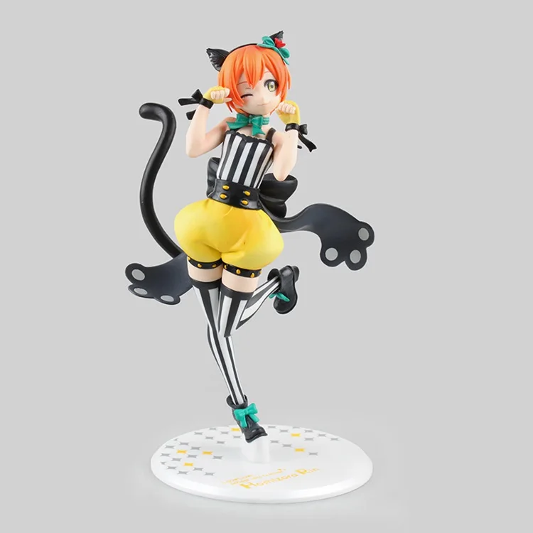 

Cute Love live ! Rin Hoshizora love live Painted PVC Action Figures 22cm with box