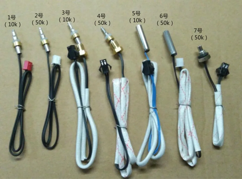 

A variety of electric water heater temperature probe! 10K / 50K