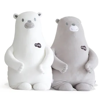 

Polar Bear Plush Toys 25.6 Inch/65cm Huggable Pillow Cushion Animal Stuffed Toy for Kids Child Birthday Gifts Christmas Gift