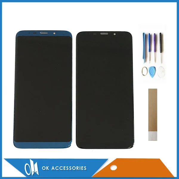 

For Koolnee K1 LCD Display With Touch Screen Digiziter Assembly Black Blue Color With Tools&Tape for free