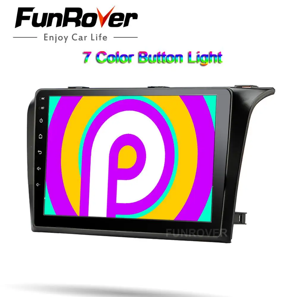 Excellent Funrover 2.5D+IPS 2 Din android 9.0 car multimedia dvd radio For Mazda 3 Mazda3 2004-2009 car dvd gps Navigation stereo Player 3