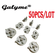 Горячая 50 компл./лот пластиковый реплир коврик подходит для GameboyAdvance консоль R L кнопки силиконовые D колодки резиновый проводящий мальчик Advance