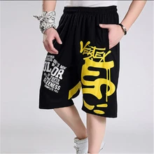 Горячая распродажа мужские шорты для повседневной носки и отдыха мужские хлопковые короткие брюки мужские большие размеры летние шорты с принтом L-6XL A604