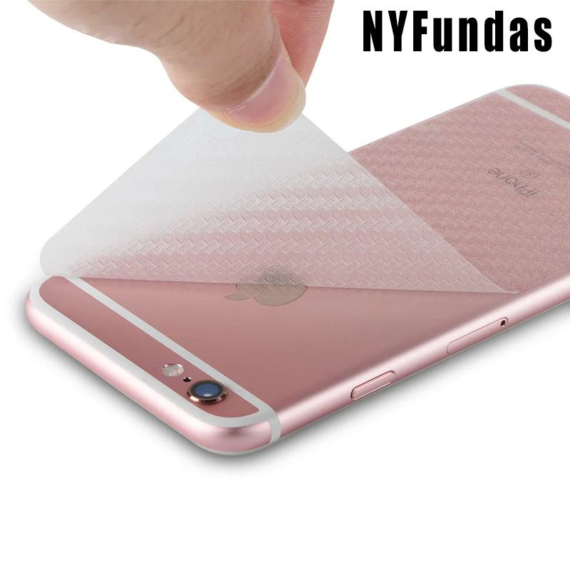 

NYFundas Back Carbon Fibre Film Screen Protector for Apple iPhone 6 6S Plus 7 8 5 S 5S SE X 4S XS Max XR 10 Pelicula Accessories