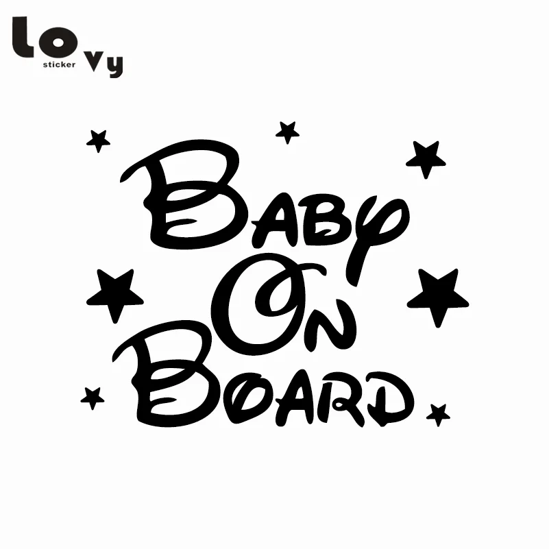 Download Creative Baby On Board Car Sticker Funny Warning Sign Car ...