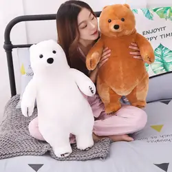 60 см мультфильм полярный медведь большой бурый медведь плюшевые игрушки в виде животных с плюшевой набивкой Медведь кукла игрушка подарок