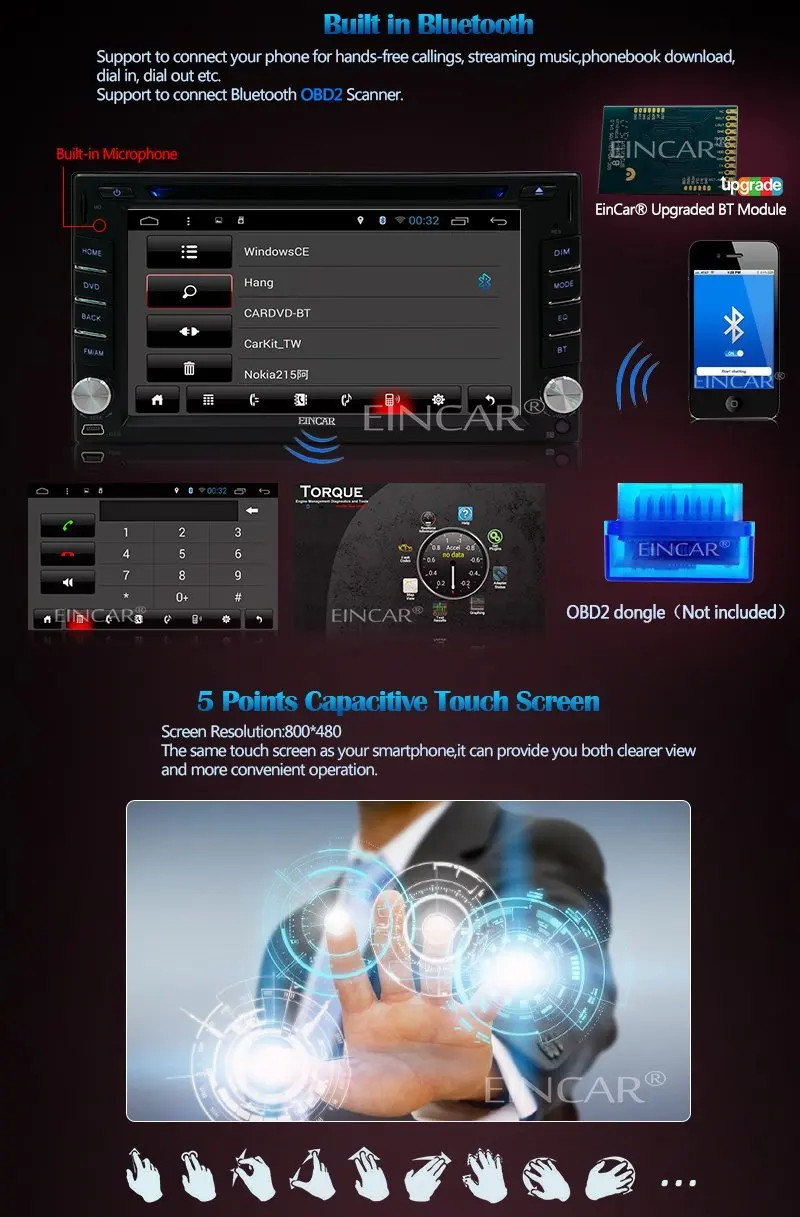 Cheap EinCar Android 5.1.1 6.2 Inch Capacitive Multi-touch Screen Car Stereo Radio Receiver 2 Din GPS Navigation Car DVD CD Player In 4 Cheap EinCar Android 5.1.1 6.2 Inch Capacitive Multi-touch Screen Car Stereo Radio Receiver 2 Din GPS Navigation Car DVD CD Player In 4