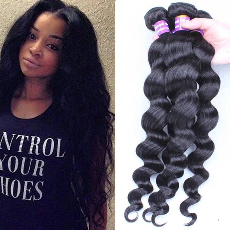 Unprocessed Russian Human Hair Loose Wave Wavy Russian Virgin Human