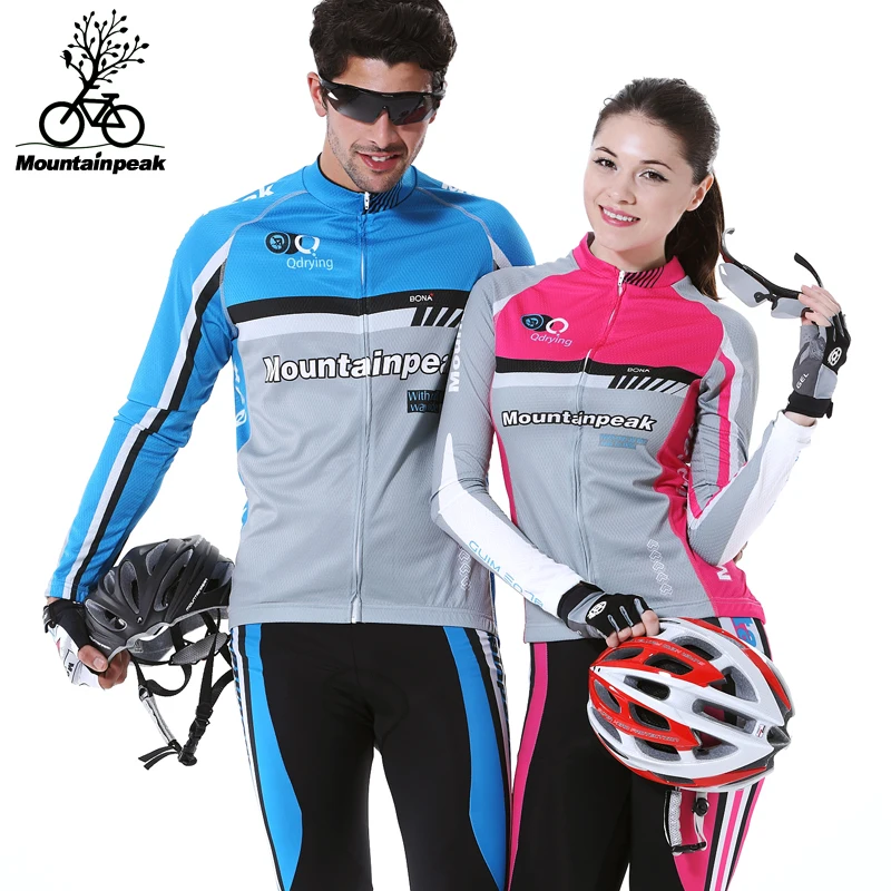

Mountainpeak Spring and Summer  Men and Women Long Sleeve Cycling Sets