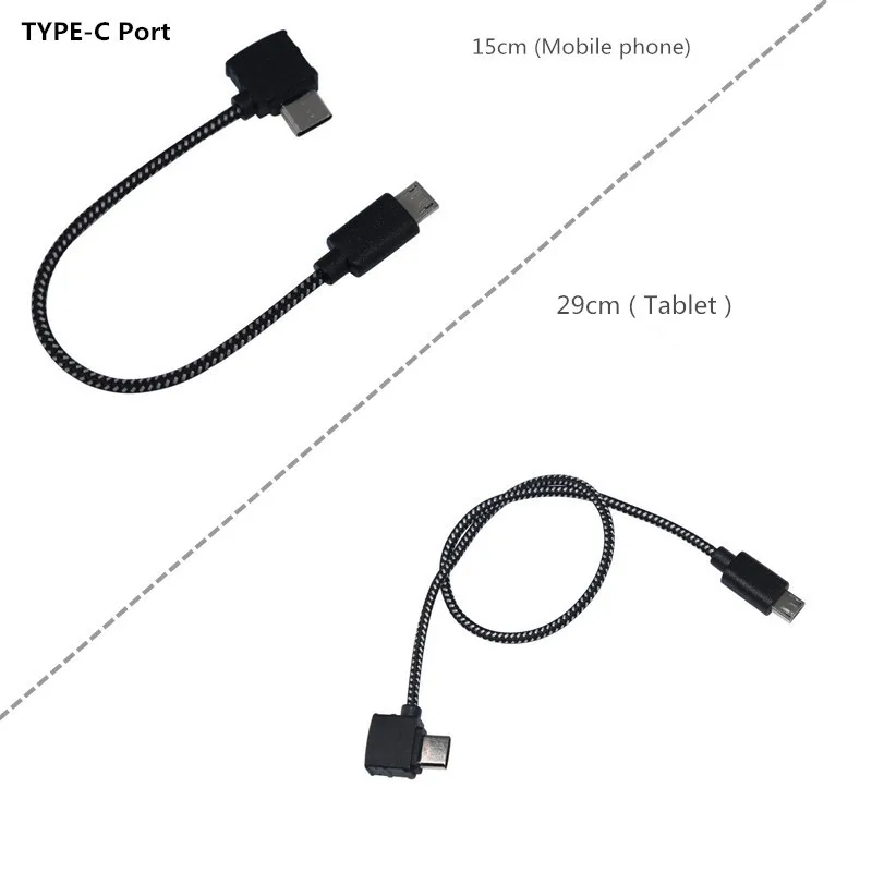 Remote Control Data Cable  Connecting Mobile phone Tablet  Line For DJI Spark Drone accessories for Android Micro  Type-c 4 (3)