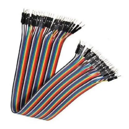

40PCS 2.54MM Row Male to Male Dupont Cable Breadboard Jumper Wire For arduino