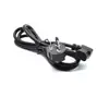 Australian Standard 3-pin Plug to Right Angle IEC-C13 Black Power Cord  1.5M ► Photo 2/6
