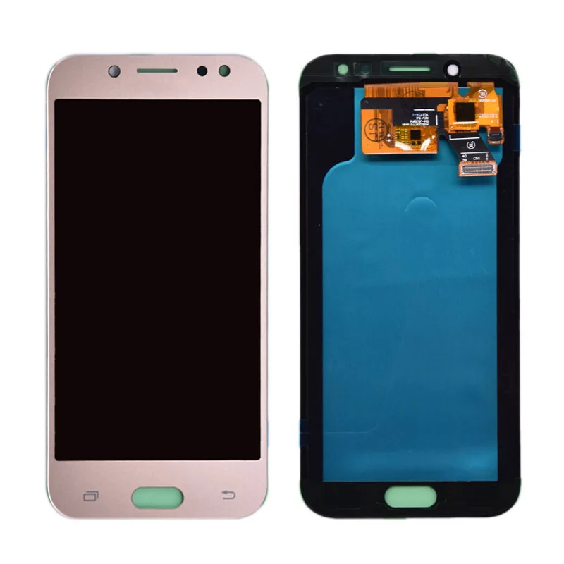 Золотой Супер Amoled lcd для Samsung Galaxy J5 j530 J530F lcd дисплей кодирующий преобразователь сенсорного экрана в сборе lcd для J5 Pro J5 Duos - Цвет: Золотой